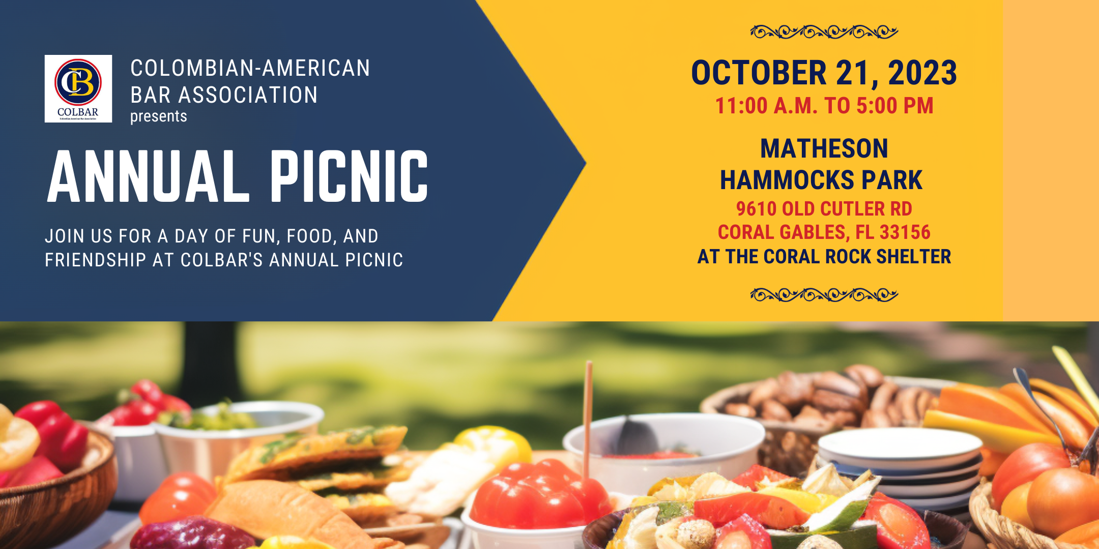 Join Us for a Day of Fun, Food, and Friendship at COLBAR’s Annual Picnic!
