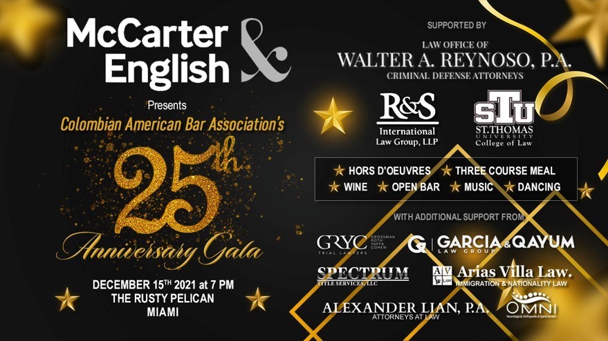 COLBAR 25th Anniversary Gala!  December 15, 2021 at 7:00 PM The Rusty Pelican