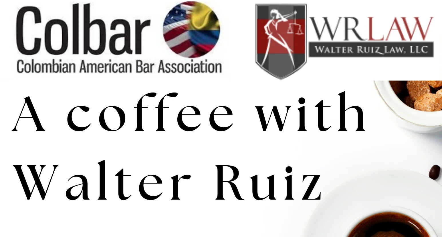 a coffee with Walter Luis